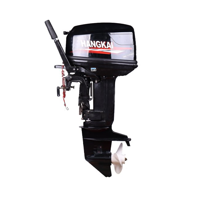Hangkai 7hp Simple Model 4 Stroke Gasoline Outboard Motor New Powerful Inflatable Fishing Boat Engine Manual Starting System