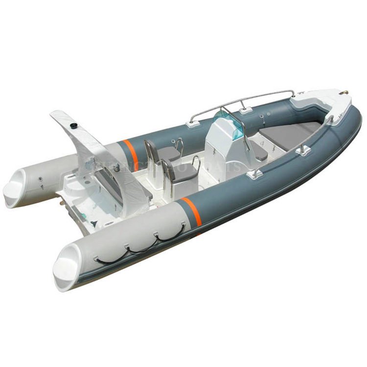 17FT Rib 5.2m Inflatable Fiberglass Sport Yacht with Outboard Engine Price for Water Sports