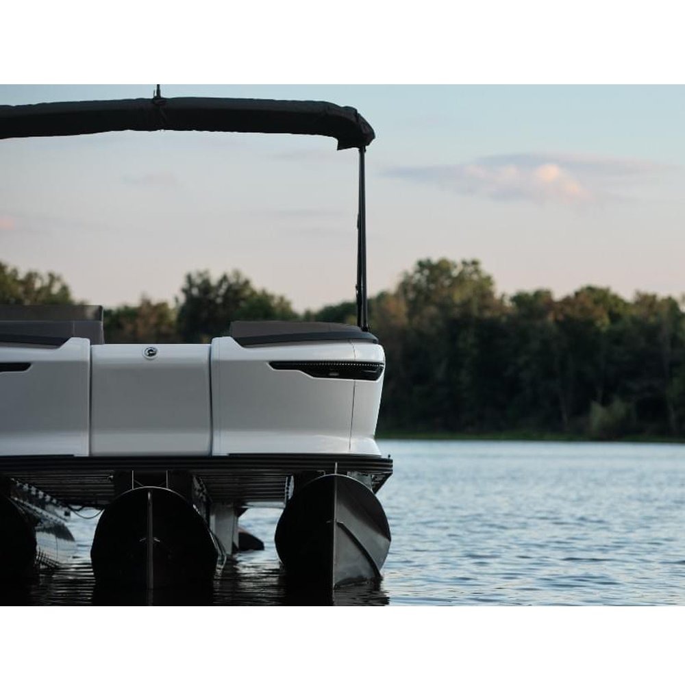 2025 Lake Pleasure Outboard Motor Boat Aluminum Pontoon Trimaran for Sale