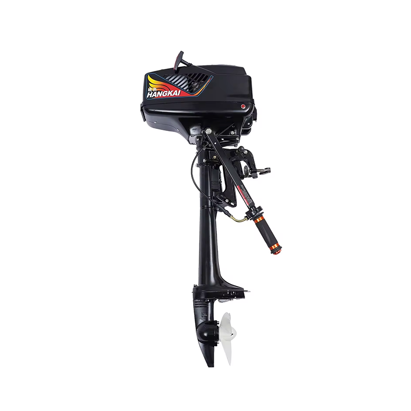 HangKai Gasoline Short Axle 2 Stroke Engine Running Boat 3.6hp Outboard Motor Boat Engines