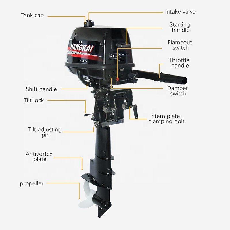 Out Board Boat Engine Yamaha 2 Stroke 18hp/6hp/12hp Wholesale High Quality Outboard Motor Marine Engine Boat Engine