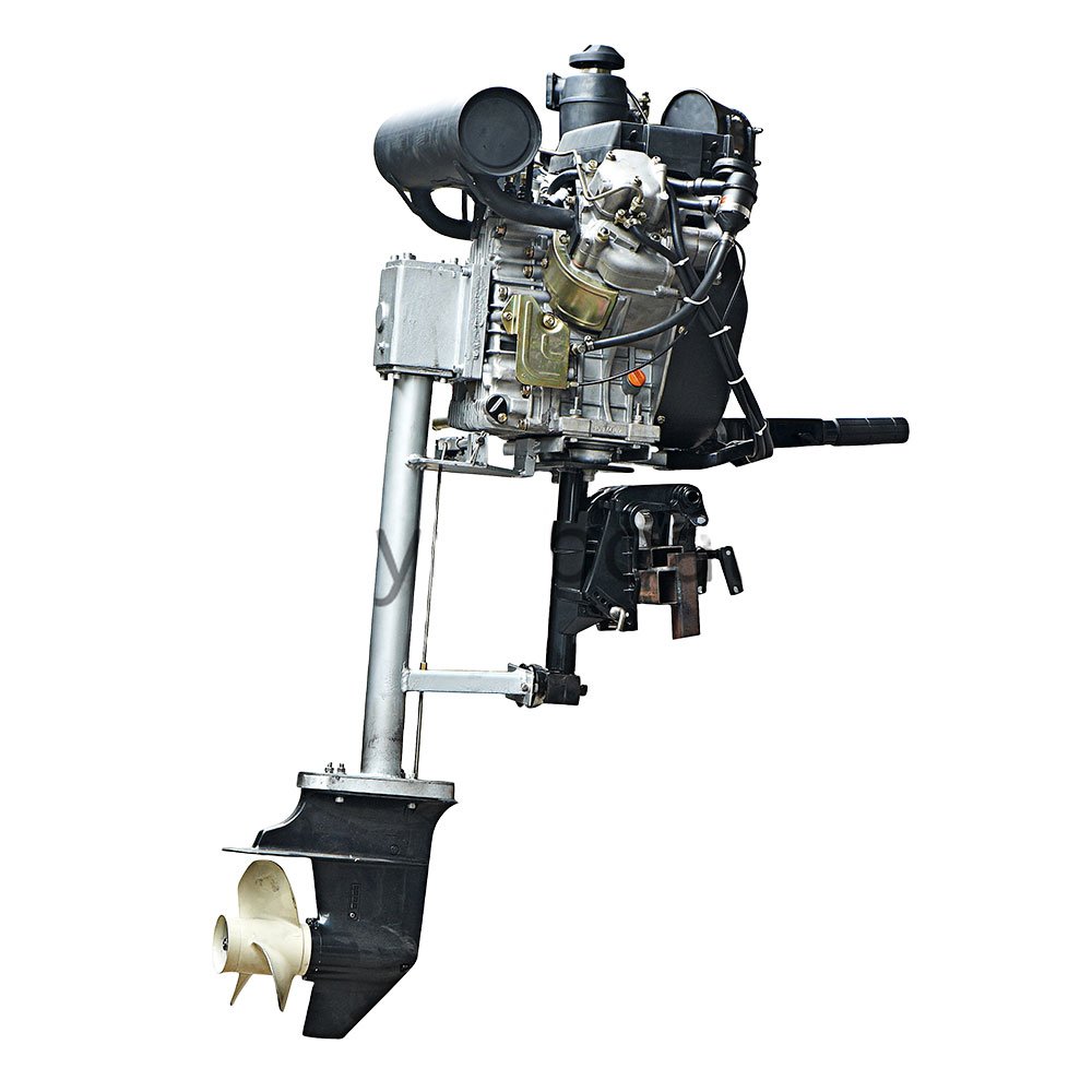 New Original Two Cylinders 20Hp Air Cooled 4 Stroke Durable Diesel Boat Engine
