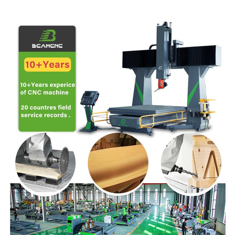 High Precision 5 Axis CNC Router HSD Spindle 5 Axis Cnc Woodworking Machinery for Mold Manufacturing