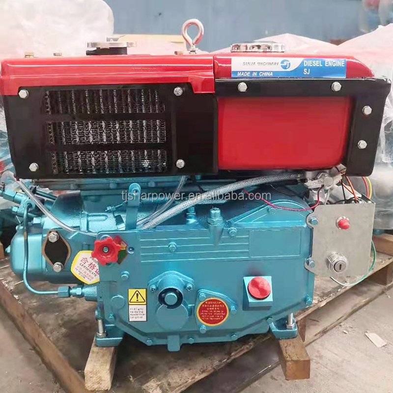 SHARPOWER High Quality R180 R185 7hp 8hp Power Tiller Small diesel Motor Engine Manufacturer Price