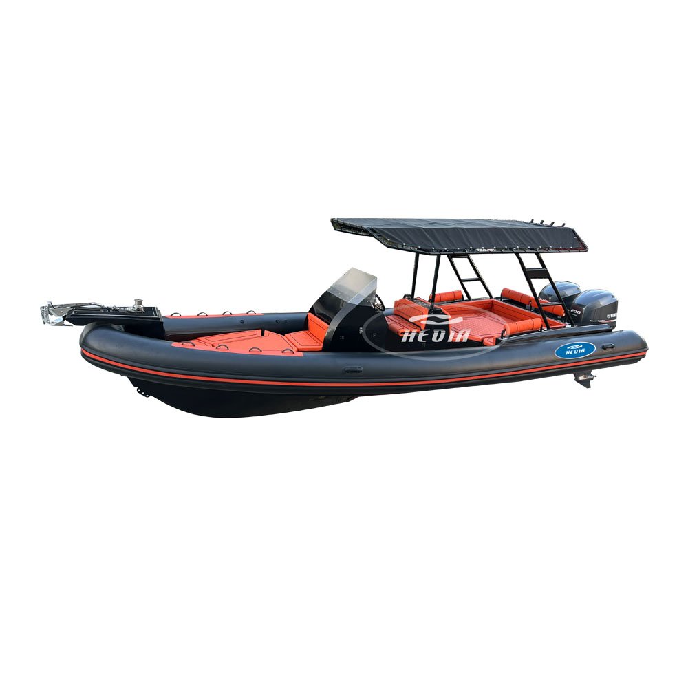 28.7ft Rib Aluminum Hull Rib Inflatable Boat 860 with Double 150HP Engines