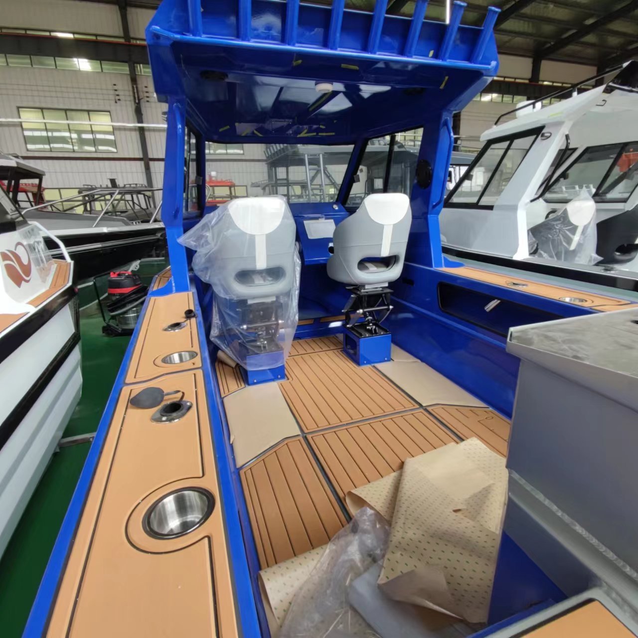 AU Standard 6 Meters Easycraft Aluminum Fishing Boats Small Size Luxury Yacht with Cabin Pleasure Boats with Good Price