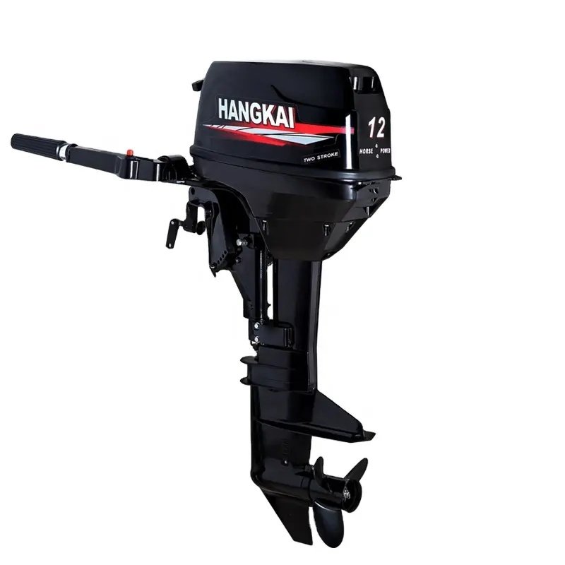Wholesale Hangkai 2 Stroke 9.8hp 12hp New Popular Gasoline 2 Stroke Boat Engine Outboard Motors