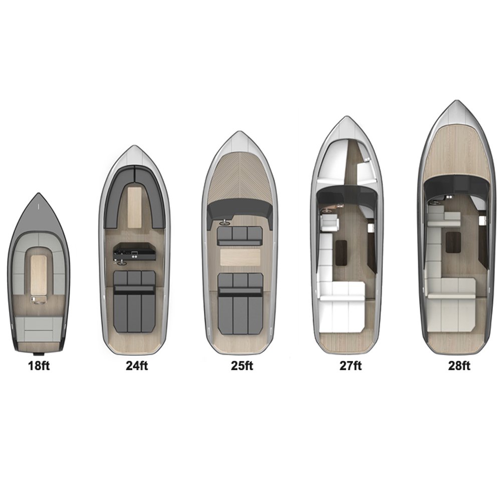 Kinocean 27FT Aluminum Rowing Boats Yacht Luxury Boats With Kitchen