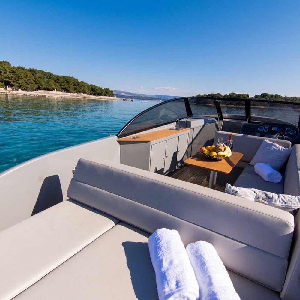 Kinocean 27FT Aluminum Rowing Boats Yacht Luxury Boats With Kitchen