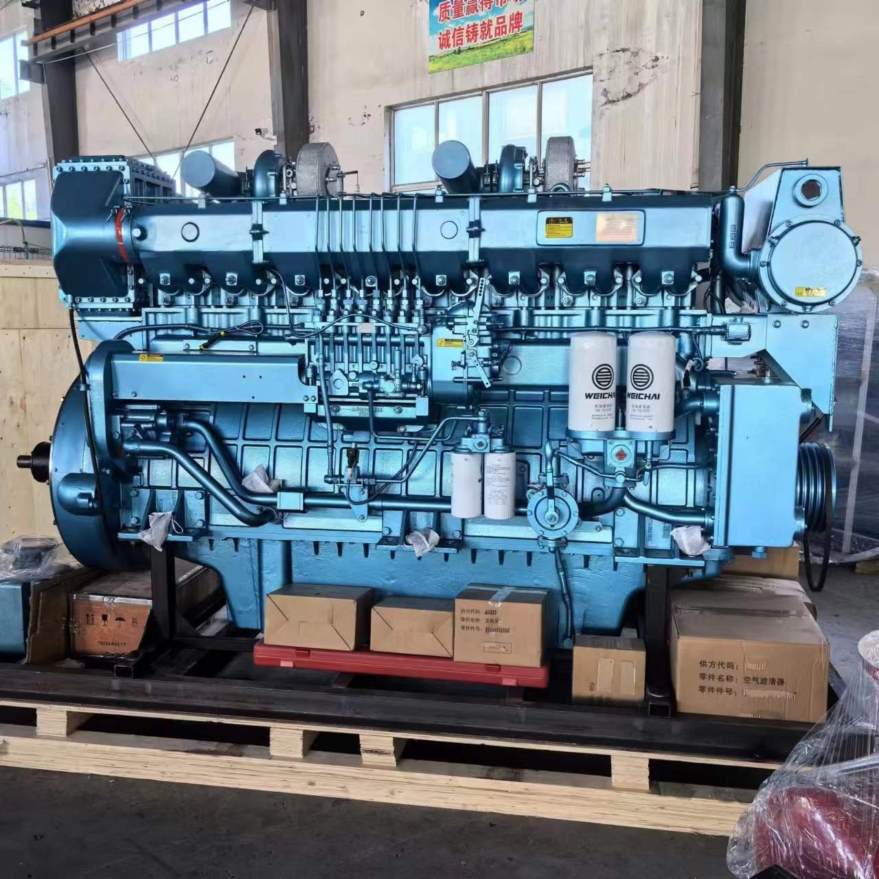 Air Start 6170 Series 600hp Marine diesel Engine for Sand Tug Boat