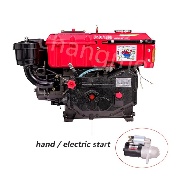 5.6kw Small Marine diesel Engine 8hp Water-cooled Single Cylinder diesel Engine