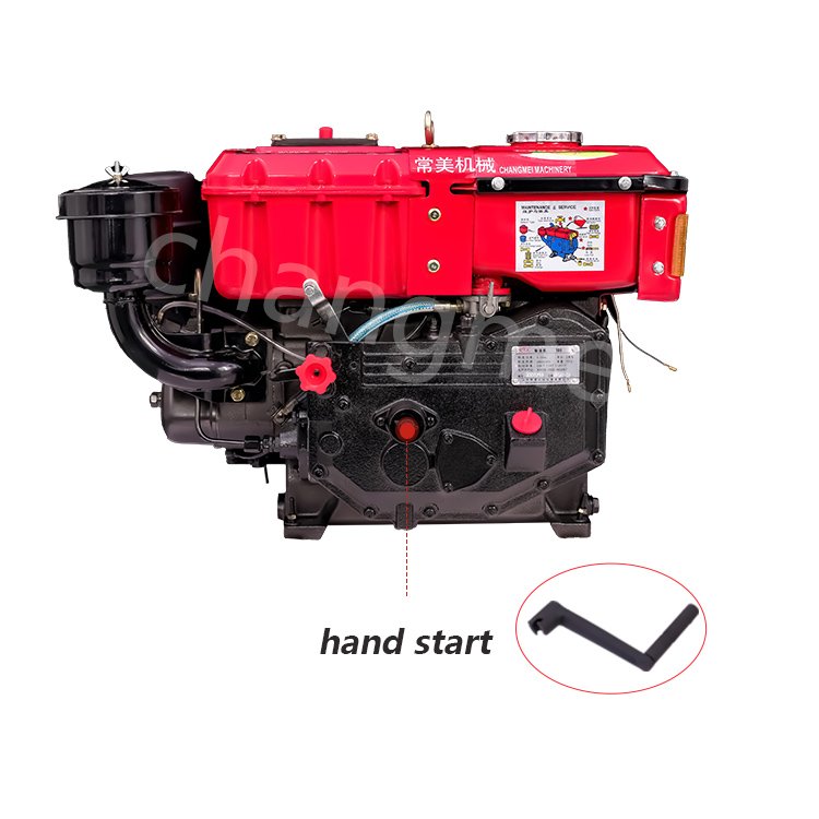 5.6kw Small Marine diesel Engine 8hp Water-cooled Single Cylinder diesel Engine
