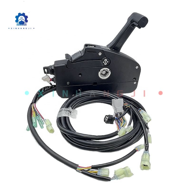 24800-ZZ5-A22 Boat Engine Side Mount Remote Control Box with Wire Harness for Honda Outboard Motor