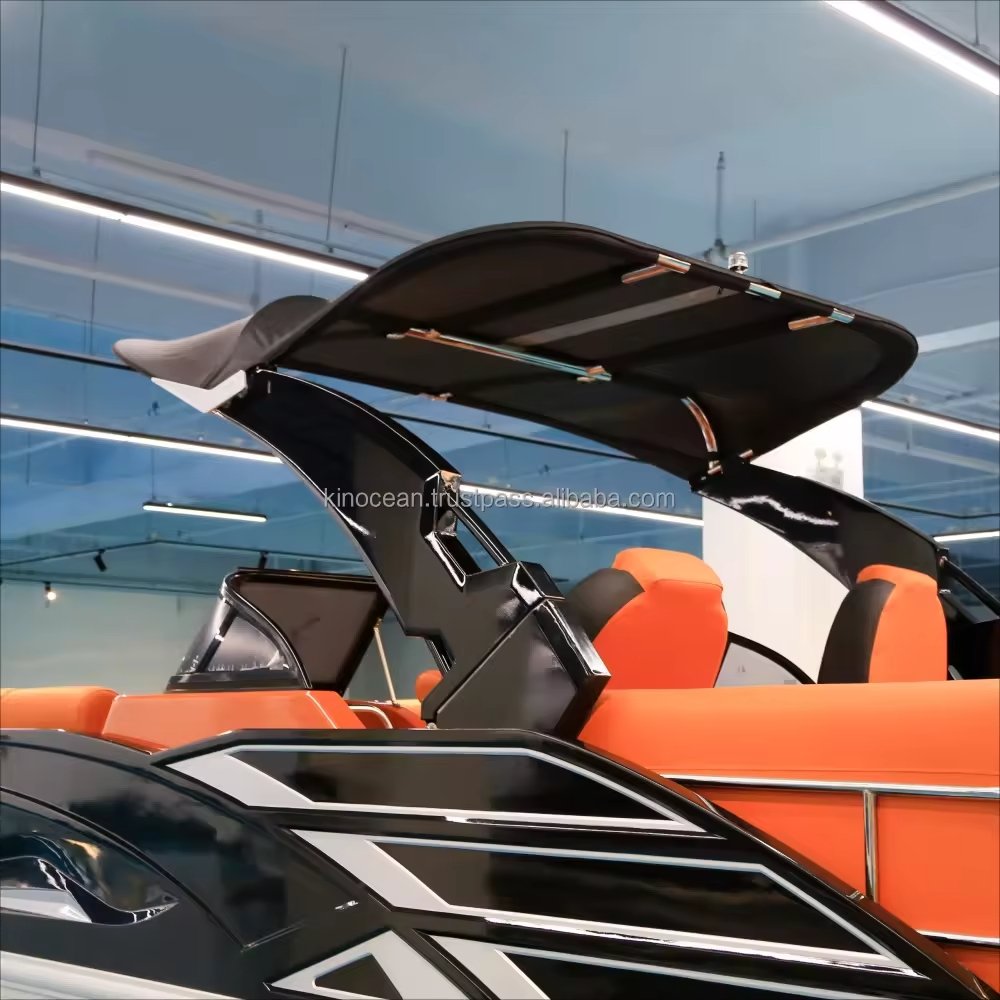 Leisure Boat Yacht Luxury Boat New Style OEM/ODM Promotion Kinocean Top Hot Selling Aluminum Motor Boat with Engine