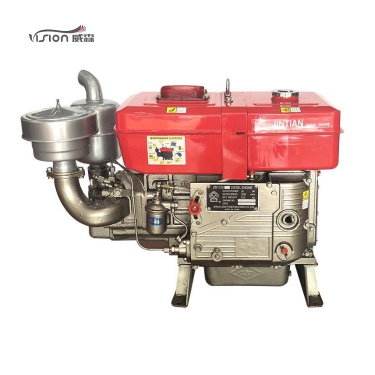 VISION ZS1125 25 HP diesel Engine Mod Boat Long Shaft Tail 25hp Long Tail Boat Engine Thailand