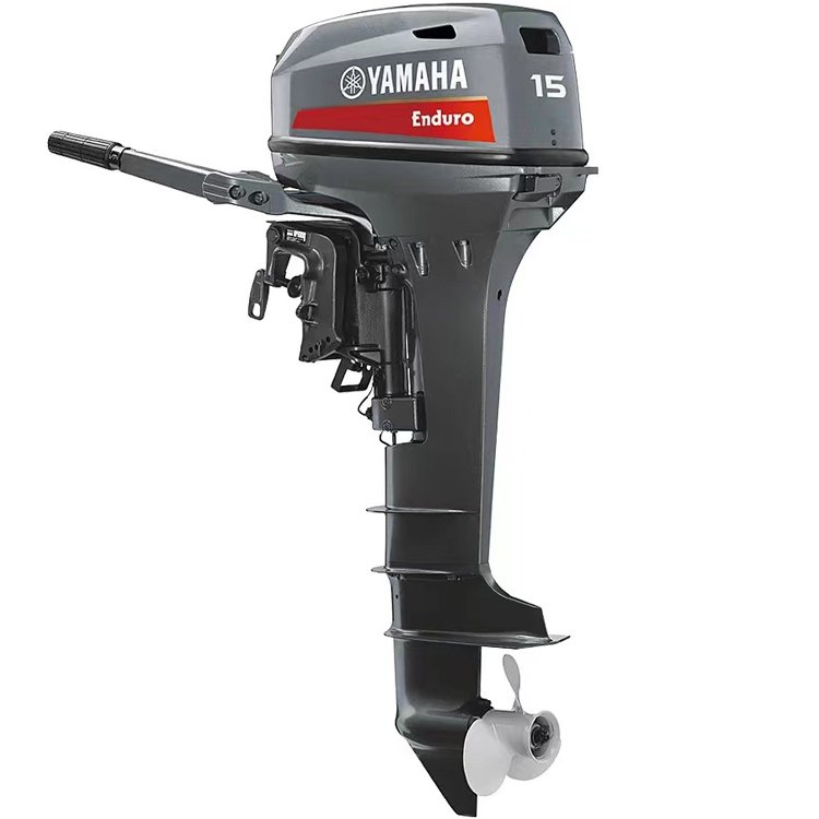 New 15hp Two-Stroke Outboard Motor with Long Shaft Marine Gasoline Engine for Boat Use