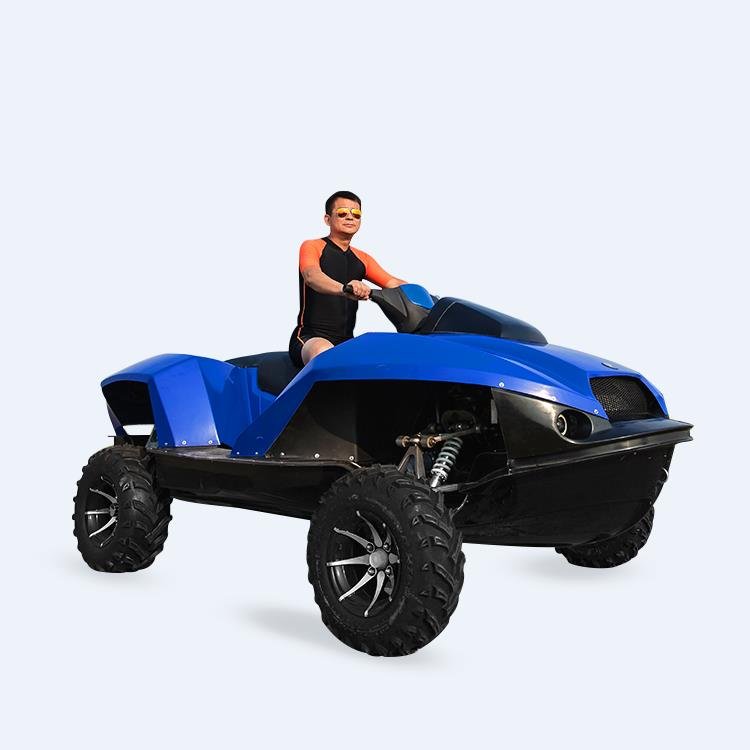 Top Selling 4 Wheelers Quadski Amphibious ATV Good Price Fiberglass Jet Ski 4 Stroke Engine China's Best Seller