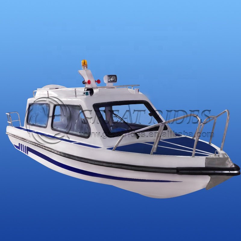 Yachts Fiberglass Luxury 19.6ft/6m Speed Boat Full Electric Boat With 8 People Water Boat Sell Well Over The World