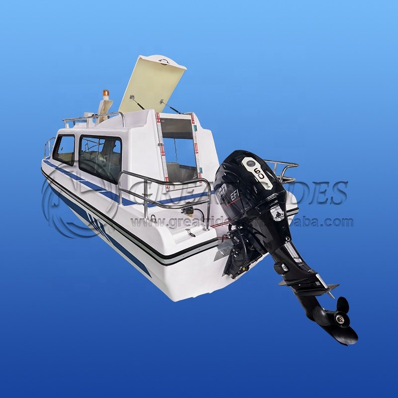 Yachts Fiberglass Luxury 19.6ft/6m Speed Boat Full Electric Boat With 8 People Water Boat Sell Well Over The World