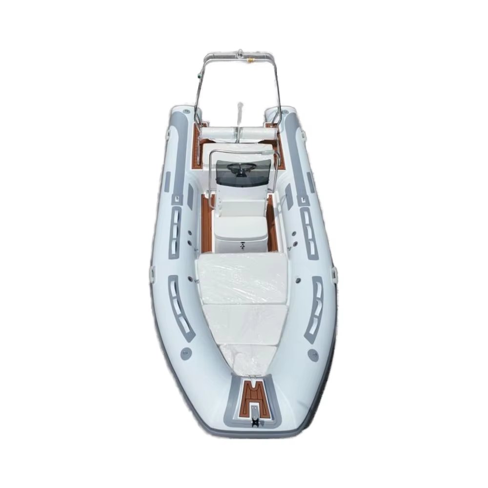 4.8m 16 Feet Rigid Aluminum Hull Inflatable Boat Hypalon Rib 480 with Engine