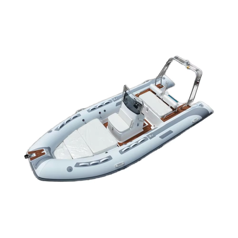 4.8m 16 Feet Rigid Aluminum Hull Inflatable Boat Hypalon Rib 480 with Engine