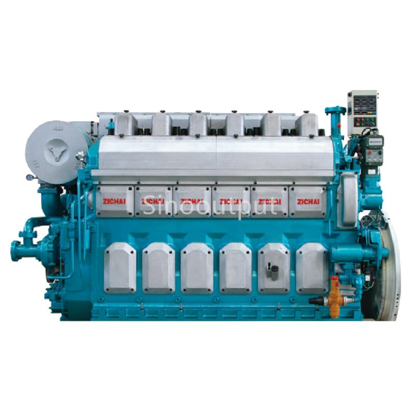 Zichai Z8170 Series Marine Engine 8 Cylinder Power 408-900hp 1000-1500rpm Original China Inboard Marine diesel Engine
