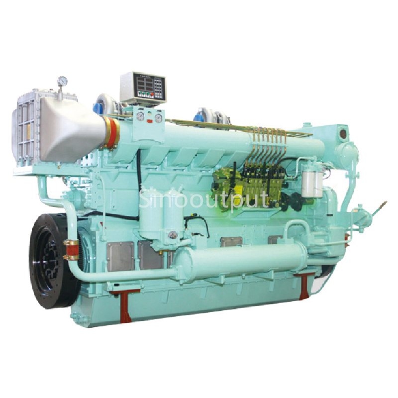 Zichai Z8170 Series Marine Engine 8 Cylinder Power 408-900hp 1000-1500rpm Original China Inboard Marine diesel Engine