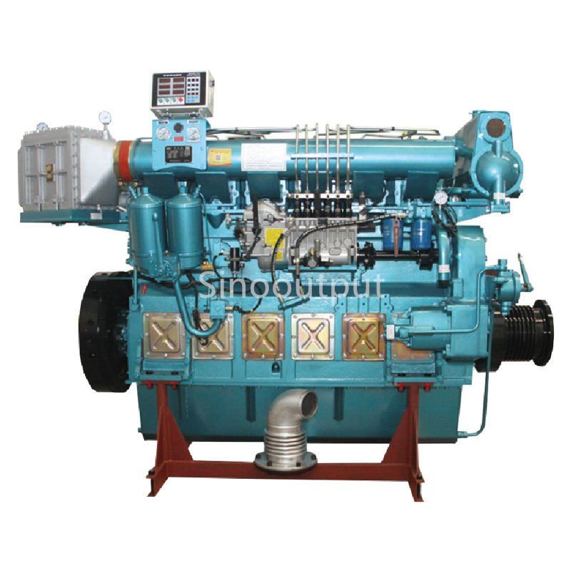 Zichai Z8170 Series Marine Engine 8 Cylinder Power 408-900hp 1000-1500rpm Original China Inboard Marine diesel Engine