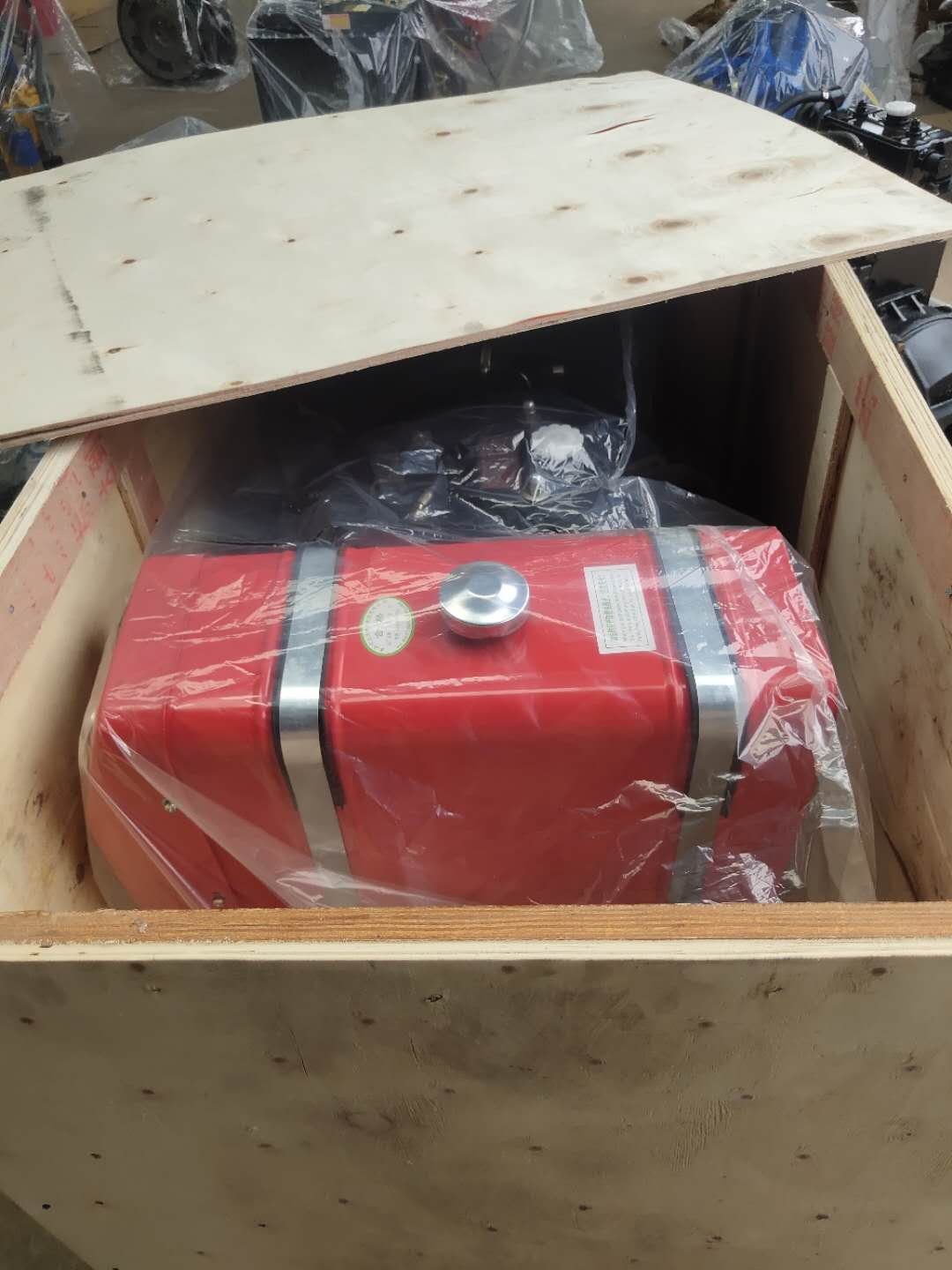 Water Cooled Two Cylinder 38hp diesel Engine with Pto Engines with Pulley Belt Clutch