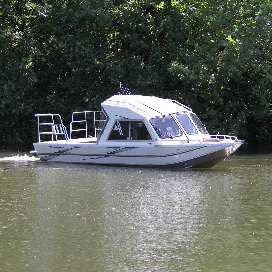 CE Approved 21ft Aluminum Full Cabin Speed Fishing Boat New Condition Pleasure Boat for Sale