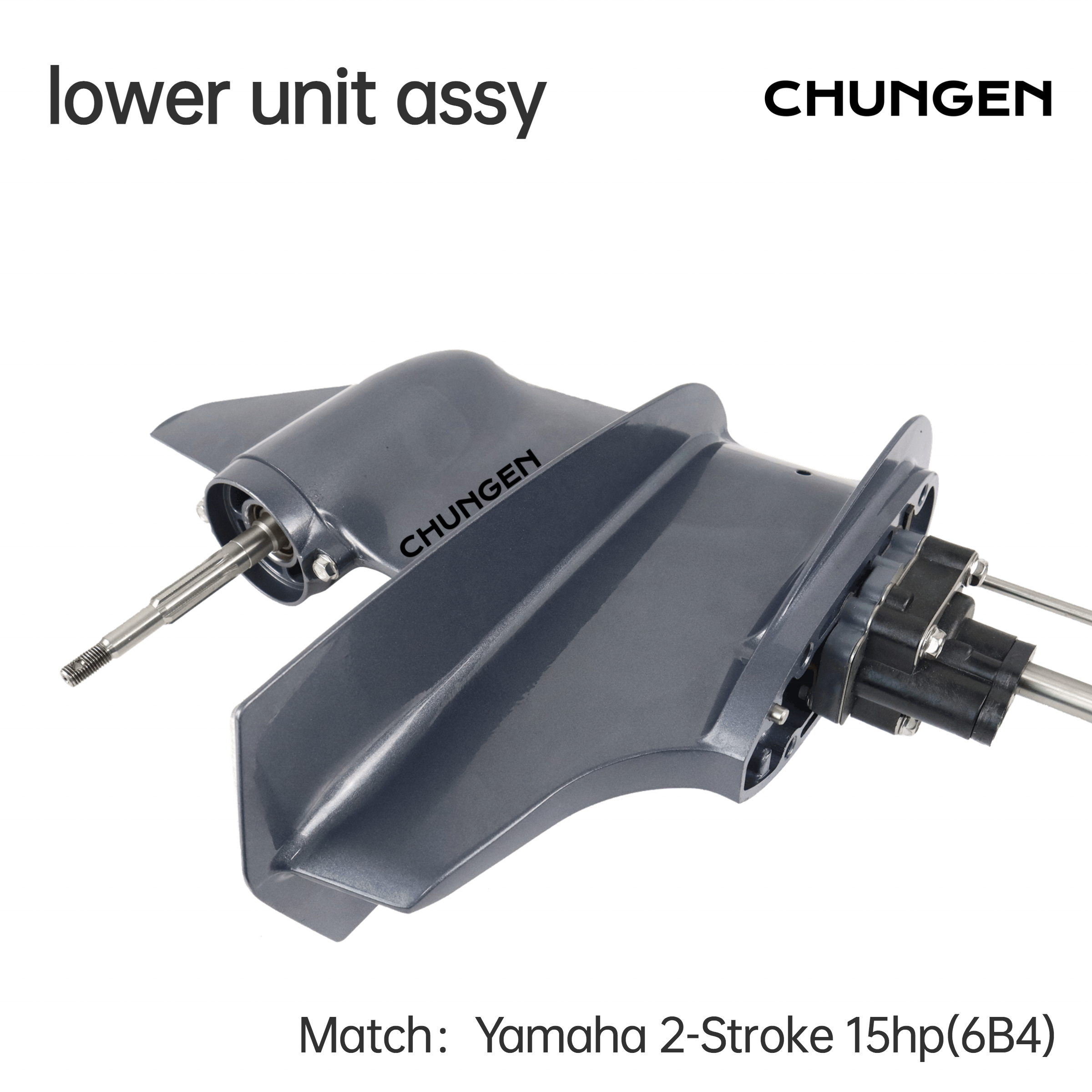 6B4-45300-01-4D Lower Unit Assy Outboard Motor Boat for Yamaha 15hp Outboard Engine Reducer Outboard Motor Parts