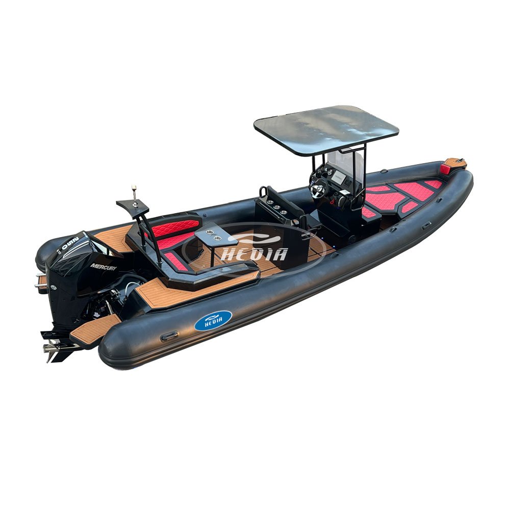 27ft Fishing Boat with Motors Center Consle Aluminum Dinghy Boat with Motor