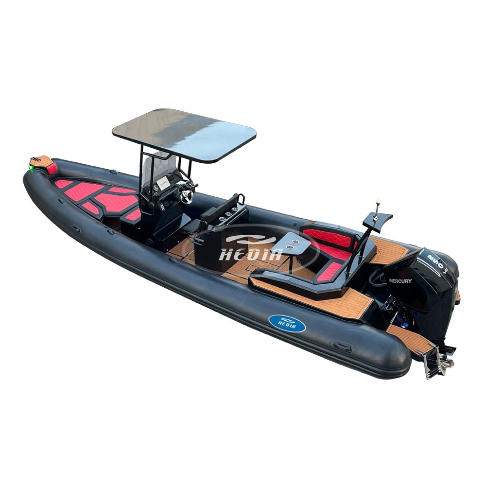 27ft Fishing Boat with Motors Center Consle Aluminum Dinghy Boat with Motor