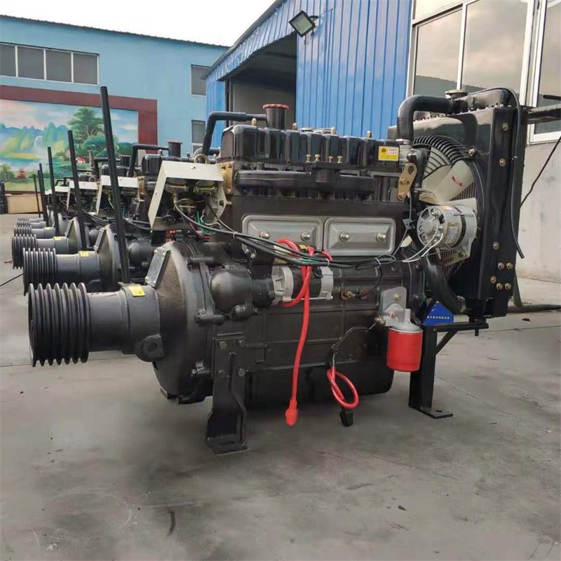 Water Cooling 4 Cylinder 60hp Diesel Stable Quality ZH4102P 2000rpm 4 Stroke Machinery Engines Boat Engines 44kw 1set