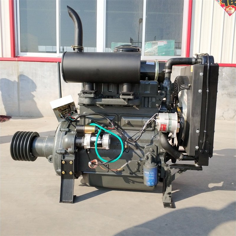 Water Cooling 4 Cylinder 60hp Diesel Stable Quality ZH4102P 2000rpm 4 Stroke Machinery Engines Boat Engines 44kw 1set