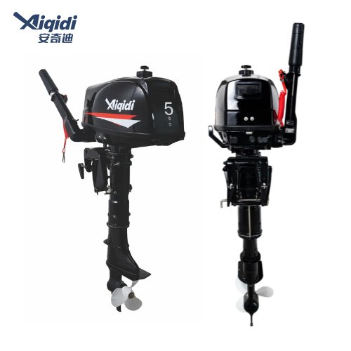 TILLER HANDLE 5 HP 2 STROKE AIQIDI 3.7KW T5 MARINE ENGINE GASOLINE OUTBOARDS for SAILING