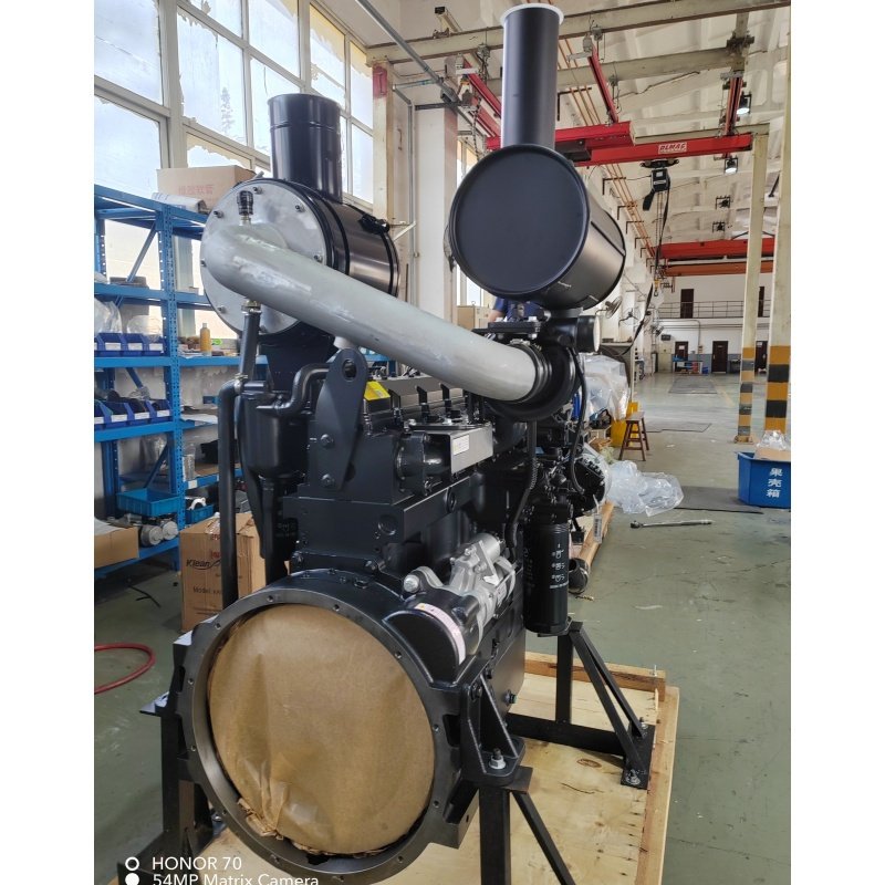 Shanghai diesel SC8D190.1G2 Engine for Caterpillar Qingzhou Graders - 8.3L/Tier II / 4-Cylinder/2200 RPM/Electric Start