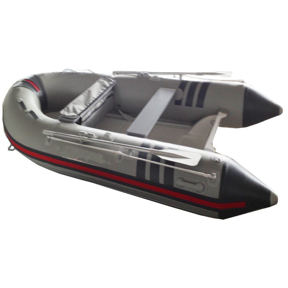 Small Semi-rigid Fiberglass V Hull Inflatable Boats RIB Boat with Outboard Engine