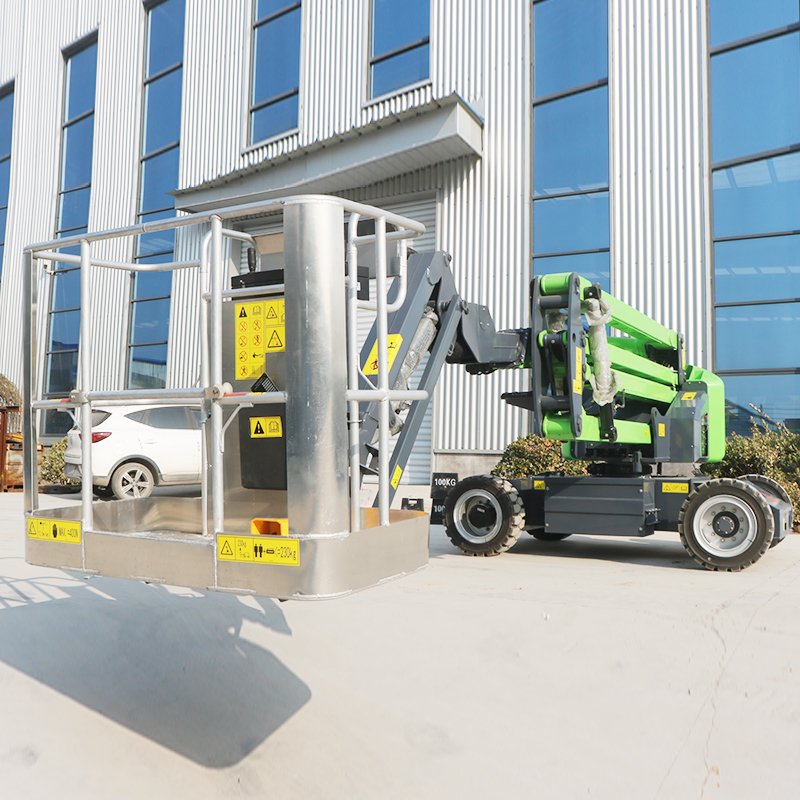 8-16M Boom Lift Fishing Boat Boom Lift Articulator Articulated Boom Lift With Diesel Power