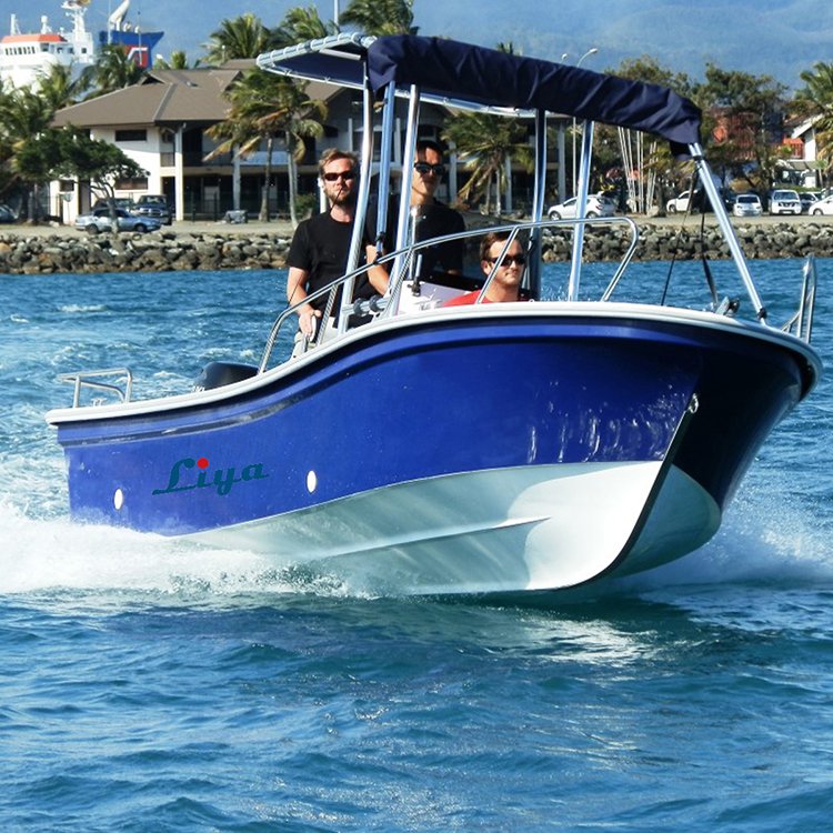 Liya 19Feet Panga Boats Fishing Boats Fishing Fiberglass Boat With Engine