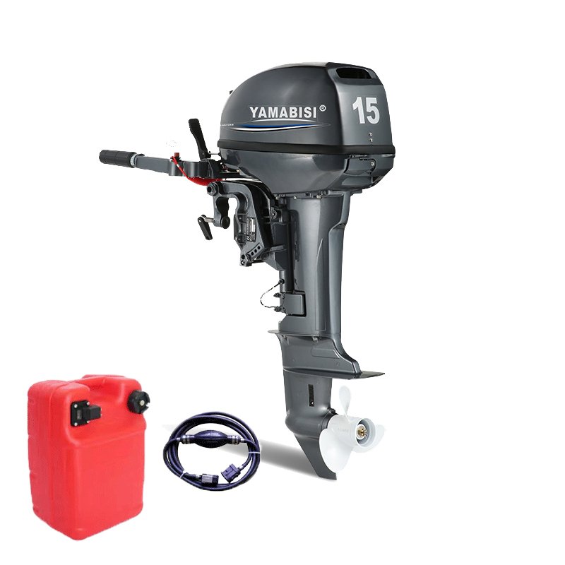 Popular YAMABISI 15HP 2 Stroke Long or Short Shaft Boat Engine Outboard Motors for Sale