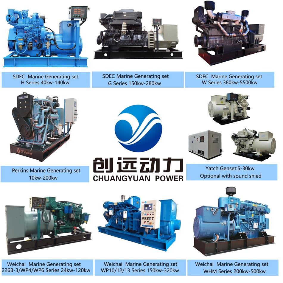 Shanghai D683 Original 350hp Marine Boat Ship 4-stroke diesel Engine