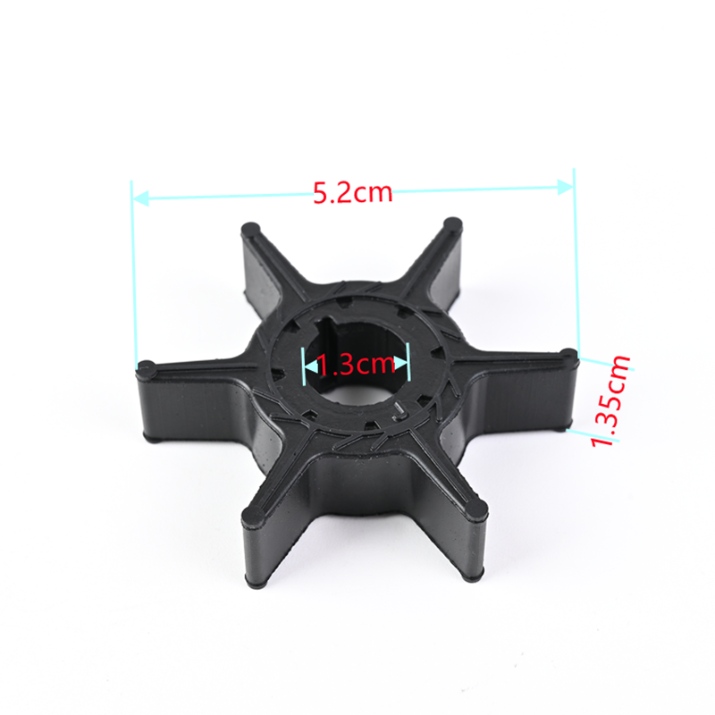 63V-44352-01 8/9.9/15 HP Rubber Impeller Outboard Motor Parts Boat Engine Spare for 8/9.9/15 HP Boats