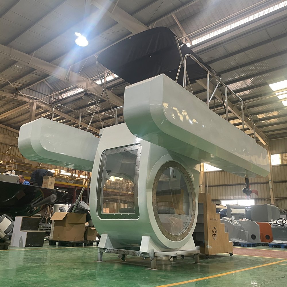 Eco-friendly Undersea Explorer Partial Submarine Tour Boat with Electric Motor