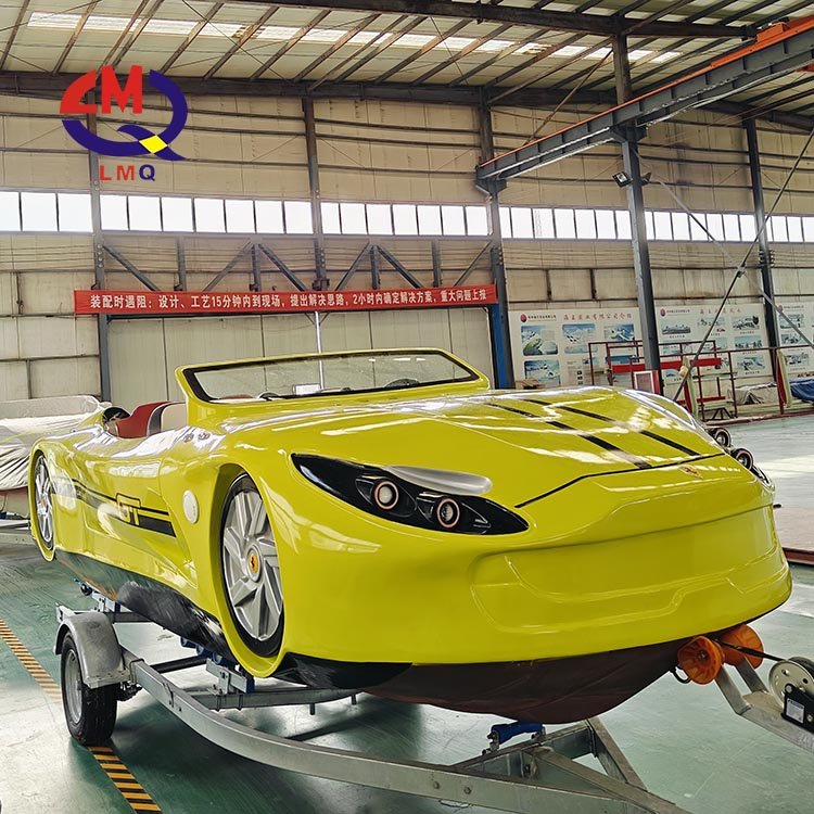 Luxury Electric Rc Speed Boat Engine Passengers 5 Person Mini Jet Speed Boat Fiberglass Small High Speed Boat for Sale