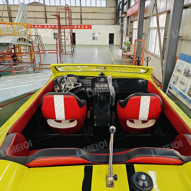 Luxury Electric Rc Speed Boat Engine Passengers 5 Person Mini Jet Speed Boat Fiberglass Small High Speed Boat for Sale