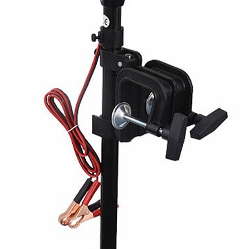 Solarmarine Lightweight Electric Trolling Motor 18lbs DC 12V Outboard Engine for Inflatable Fishing Boats Rowing Kayaks