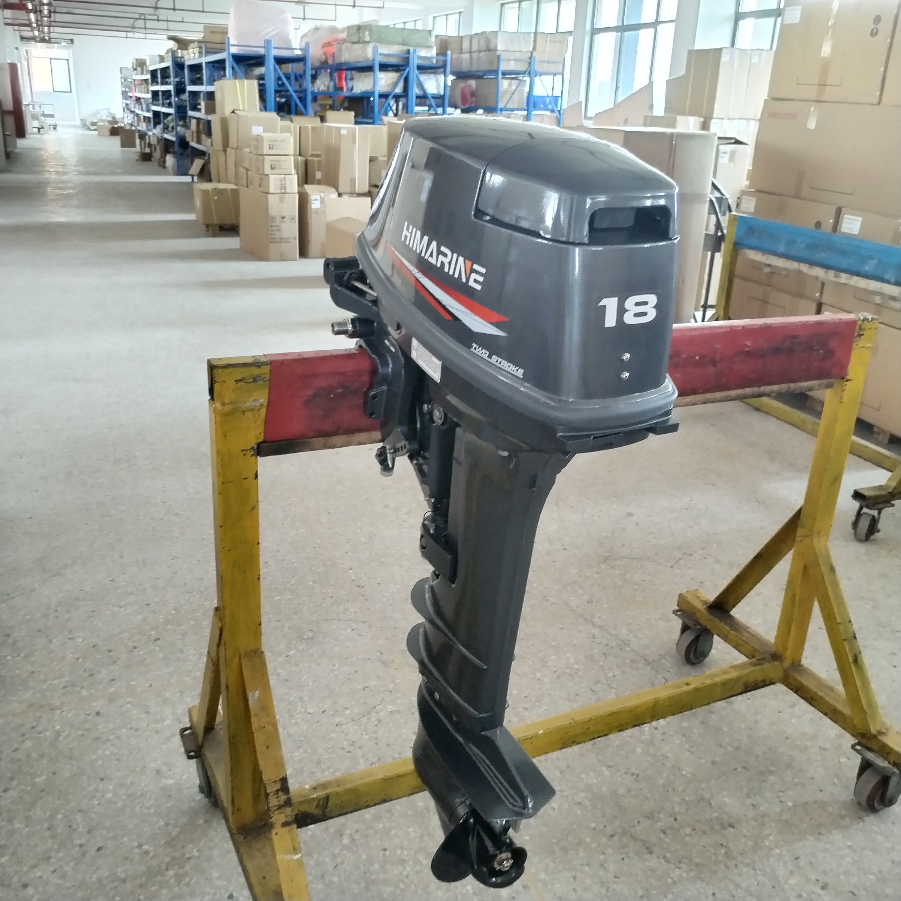 Himarine Genuine 2 Stroke 18HP Outboard Motor Boat Engine for Fishing Boat Like Tohatsu M18E2S Outboard Engine