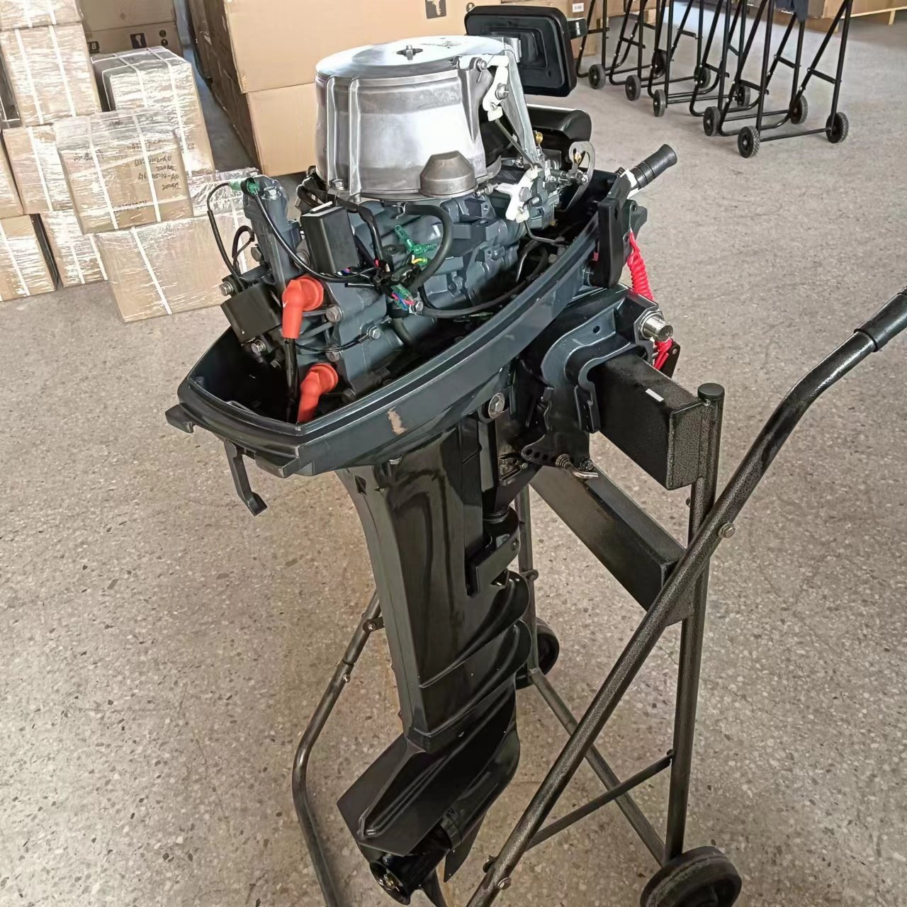 Himarine Genuine 2 Stroke 18HP Outboard Motor Boat Engine for Fishing Boat Like Tohatsu M18E2S Outboard Engine