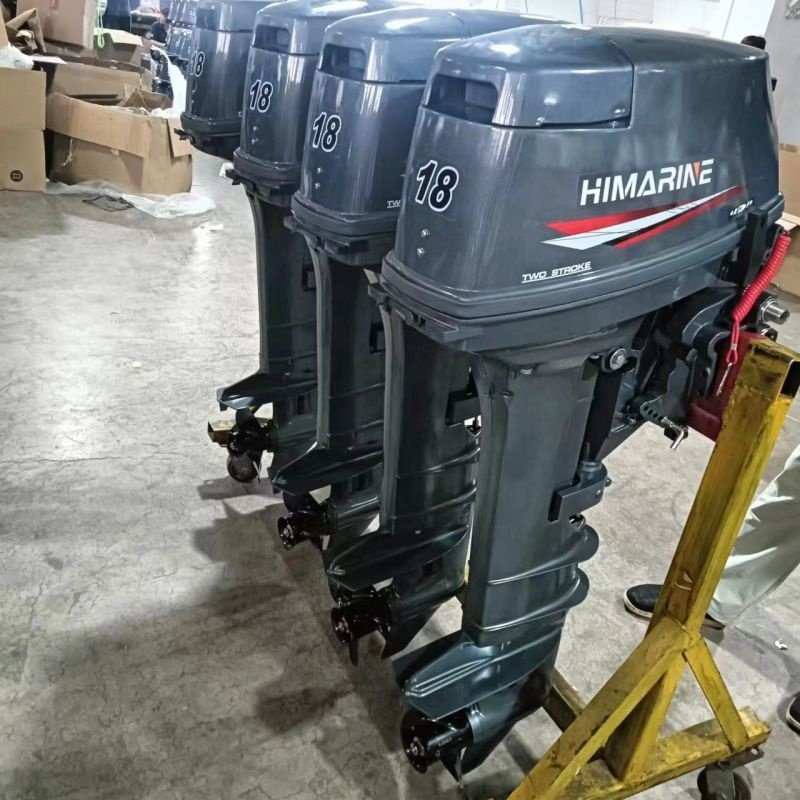 Himarine Genuine 2 Stroke 18HP Outboard Motor Boat Engine for Fishing Boat Like Tohatsu M18E2S Outboard Engine